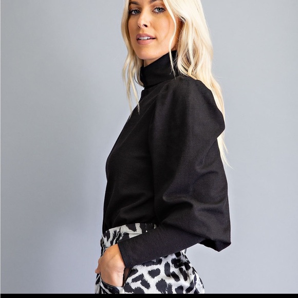 Turtleneck black sweater NWT - Picture 2 of 3